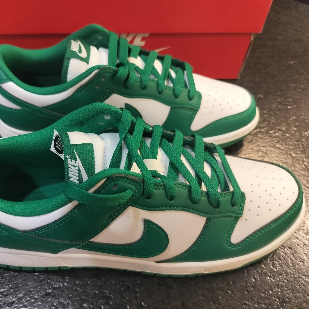Men's Nike Dunk Low Retro White/Malachite (HF5441-101) US 10.5